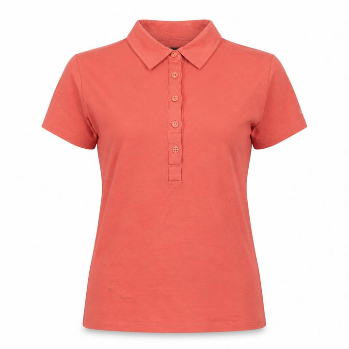 Calvin Klein Women's Red Polo Shirt M Casual