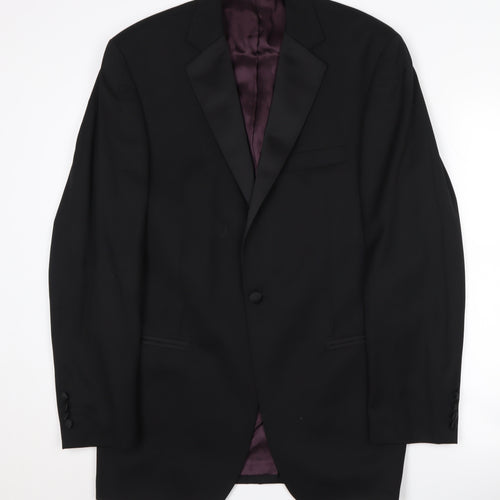 Pierre Cardin Men's Black Tuxedo Blazer 38L Formal