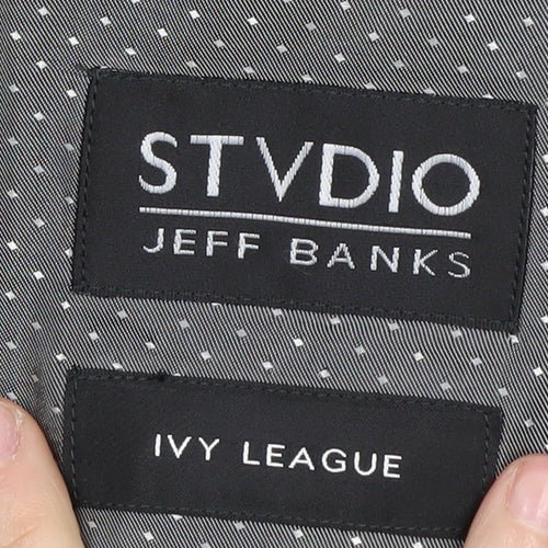 STVDIO Jeff Banks Men's Grey Blazer 44 Regular Fit