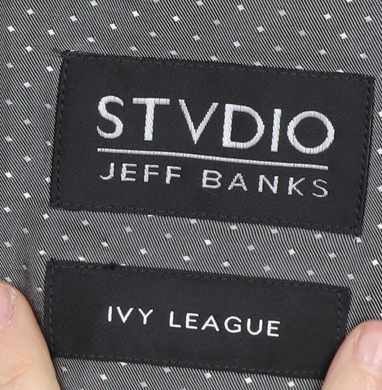 STVDIO Jeff Banks Men's Grey Blazer 44 Regular Fit