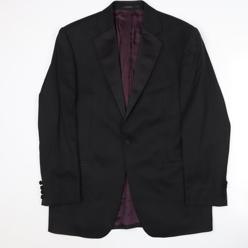 Pierre Cardin Men's Black Tuxedo Blazer, 40R, Formal Coat