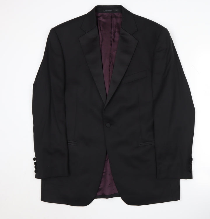 Pierre Cardin Men's Black Tuxedo Blazer, 40R, Formal Coat
