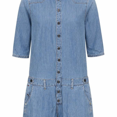 Hilfiger Denim Blue XS Women's 3/4 Sleeve Playsuit