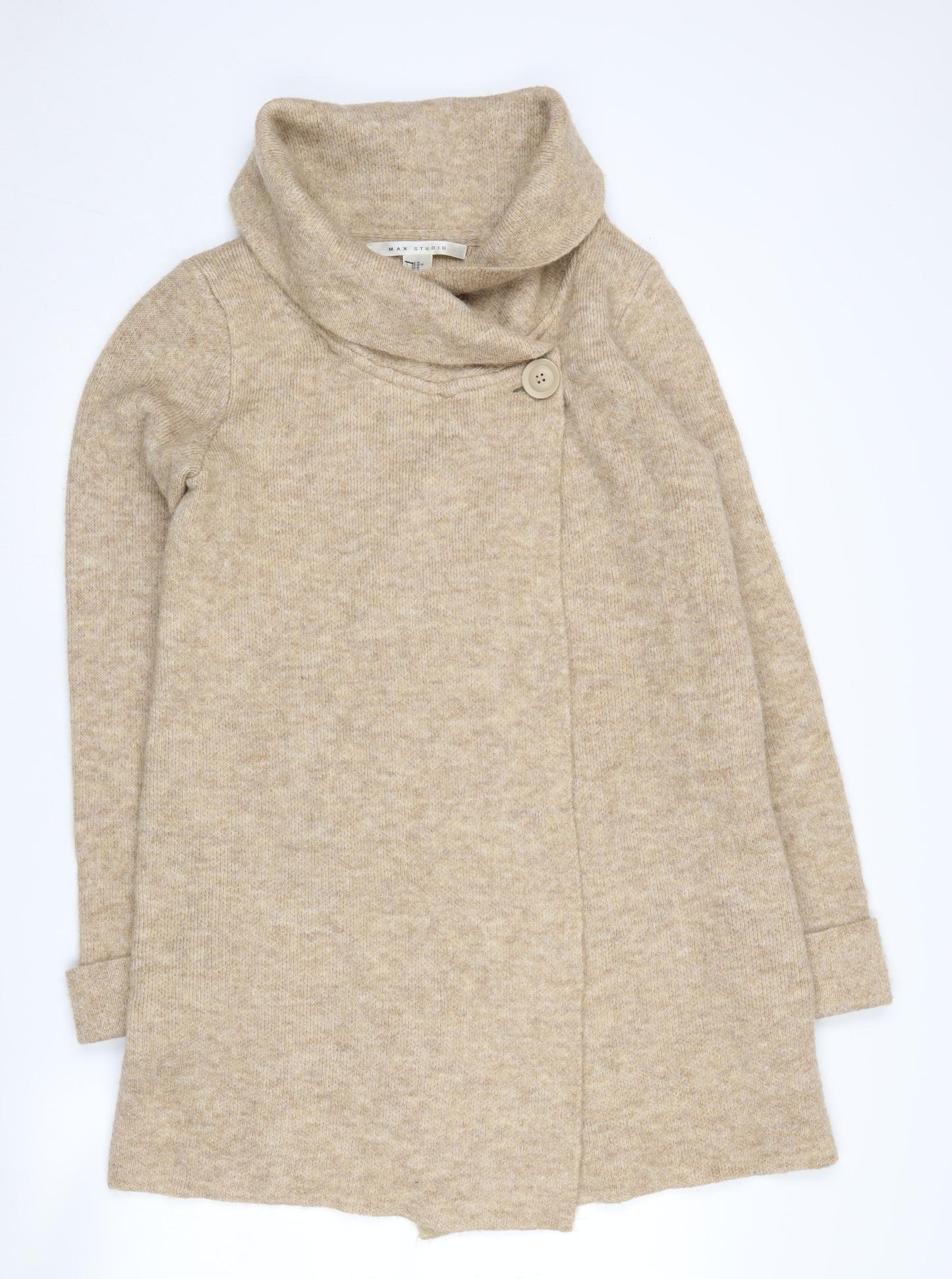 Max Studio Women's Beige Cape Jumper, Size M