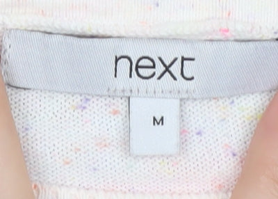 Next Women's Ivory Rainbow Stripe M Pullover Jumper