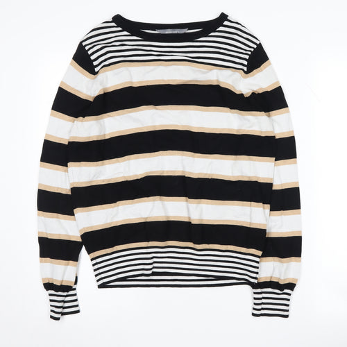 Principles Women's Multicolour Striped Pullover - Size 14
