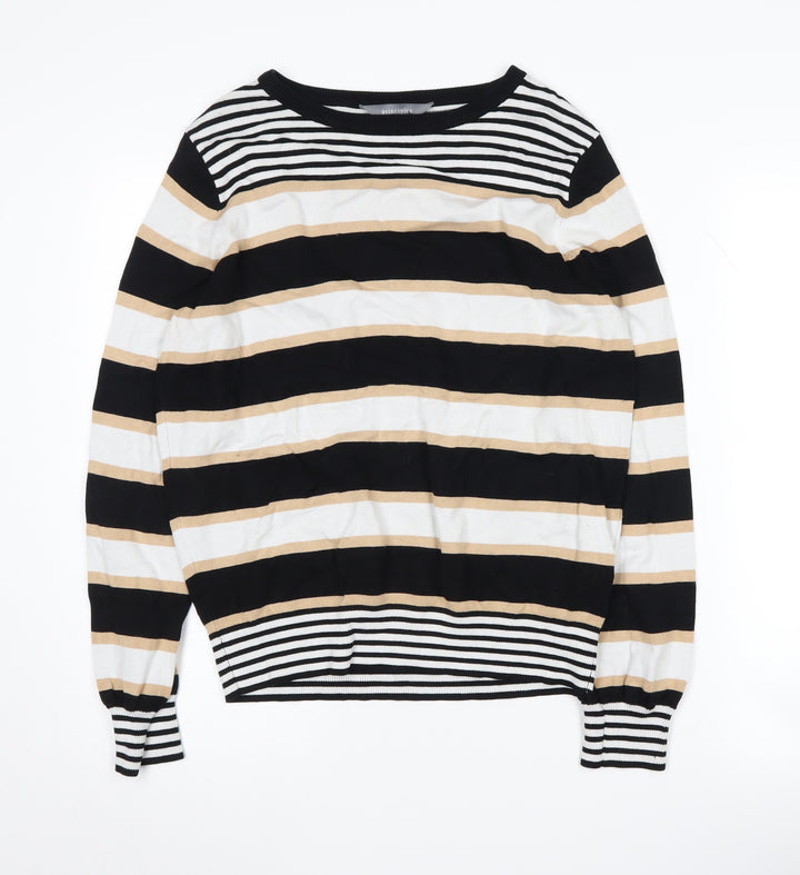 Principles Women's Multicolour Striped Pullover - Size 14
