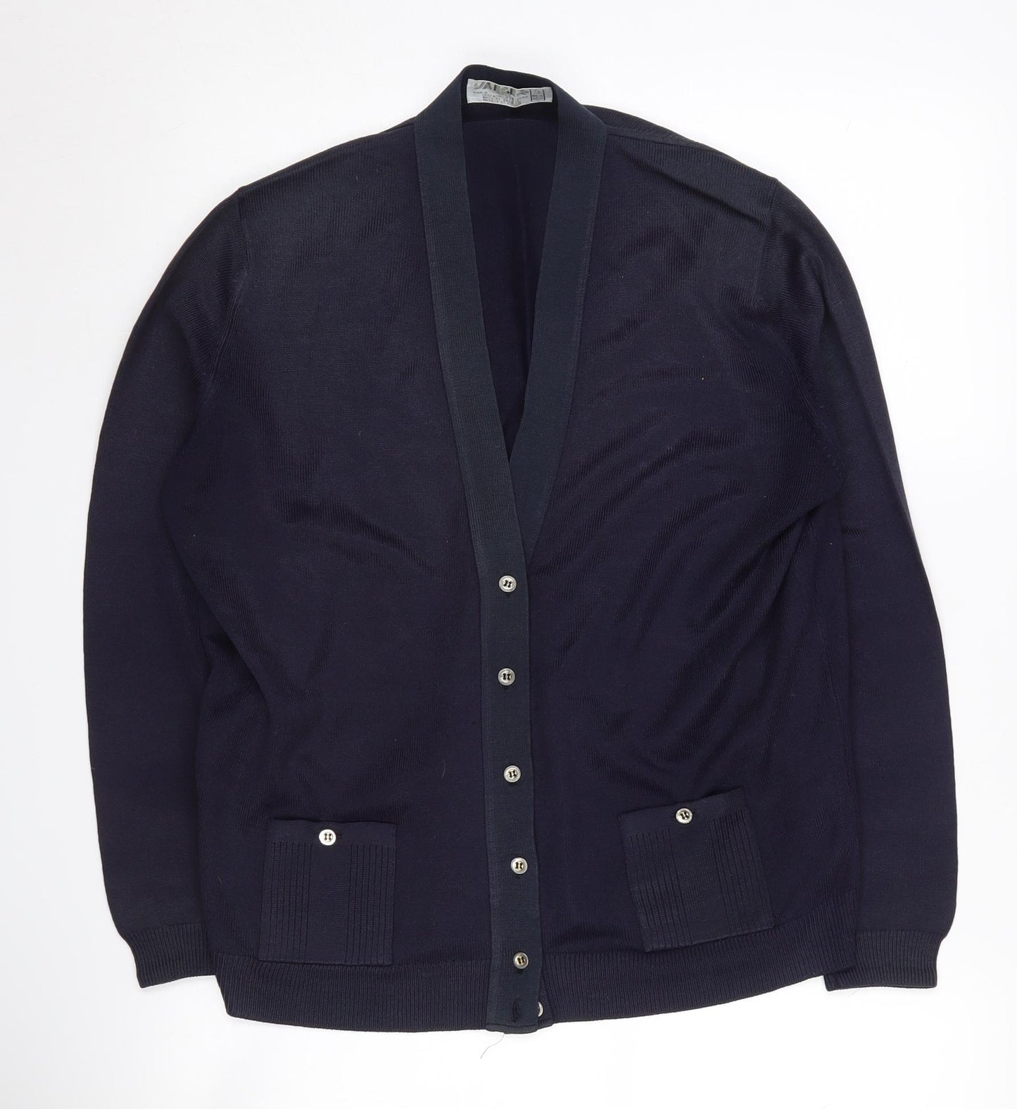 Jaeger Women's Black Cardigan Size 12, Button Accents