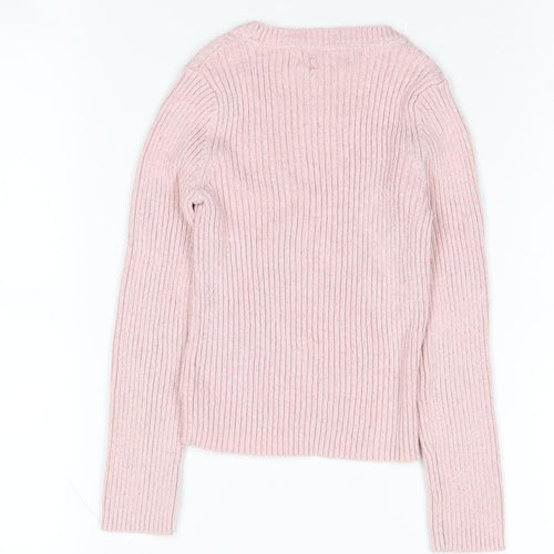 Isaac Mizrahi Girls Pink Pullover Jumper 5-6 Years