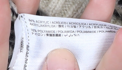 MNG Women's Black Animal Print Pullover Jumper M