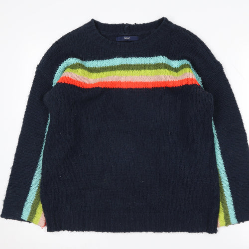 Next Women's Multicoloured Pullover Jumper, M, Crew Neck