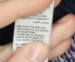 FatFace Girls Fair Isle Jumper, Multicoloured, Size 9-10