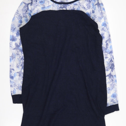 Butterfly by Matthew Williamson Women's Blue Floral Shift Dress