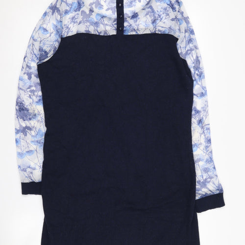 Butterfly by Matthew Williamson Women's Blue Floral Shift Dress