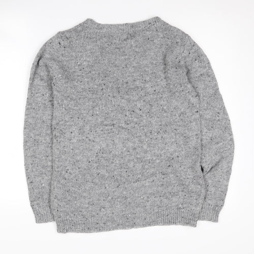 Next Women's Grey Animal Knit Pullover Jumper Size 10