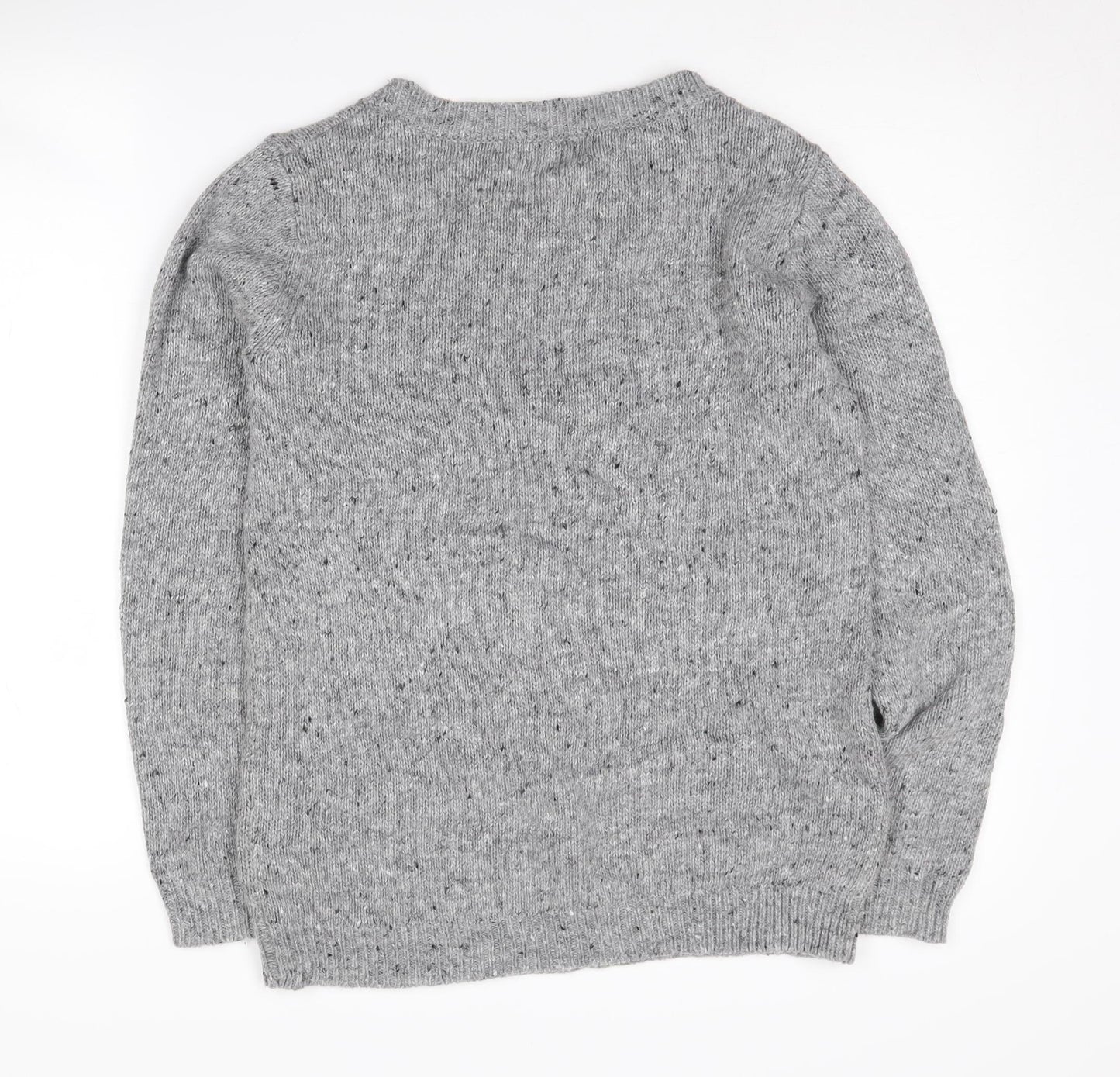 Next Women's Grey Animal Knit Pullover Jumper Size 10