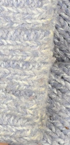 Ellen Tracy Women's Blue Medium Chunky-Knit Jumper