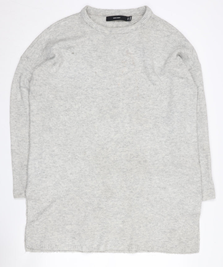Vero Moda Women's Grey Pullover Jumper, Size 12