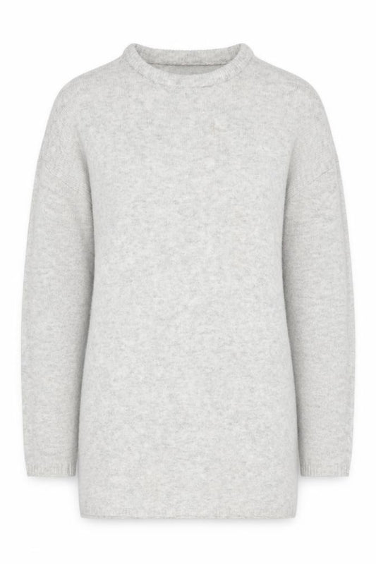 Front view of Vero Moda Women's Grey jumper, size 12