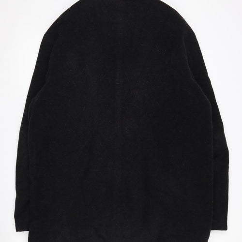 Guise Men's Black Wool Blend XL Overcoat