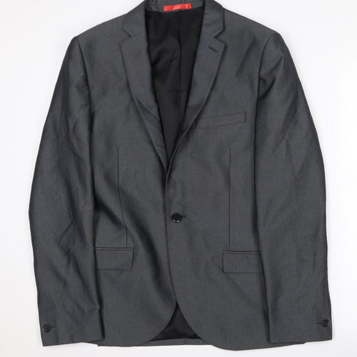 Ventuno 21 Men's Grey 38 Regular Fit Blazer/Jacket