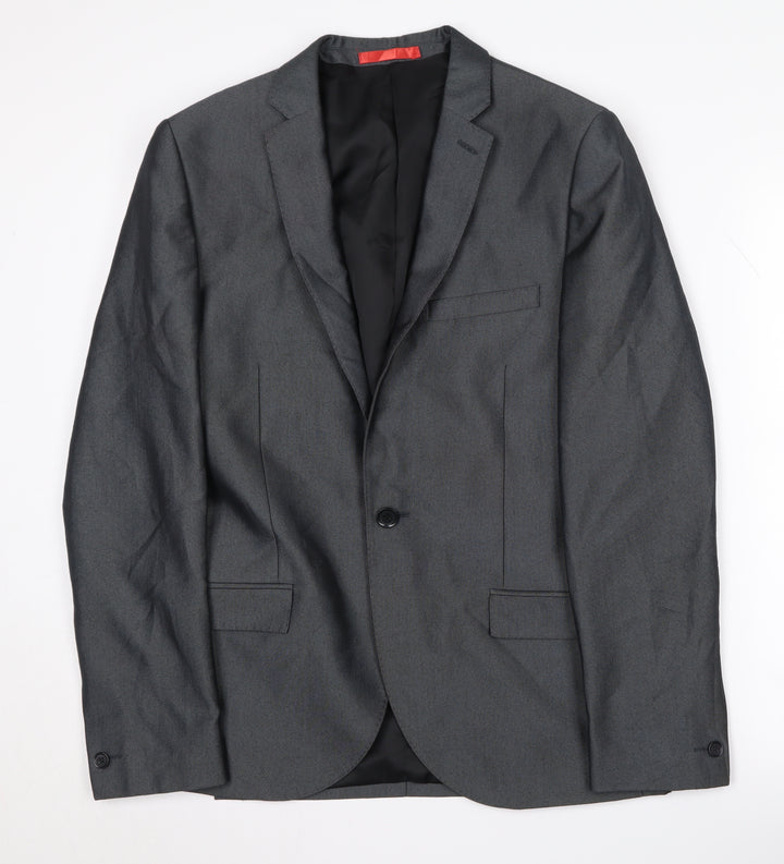 Ventuno 21 Men's Grey 38 Regular Fit Blazer/Jacket