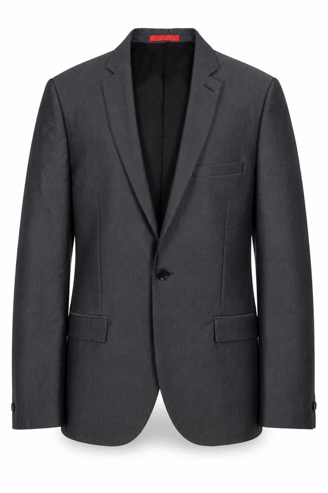 Front view of Ventuno 21 Men's Grey 38 Regular Fit Blazer/Jacket