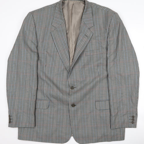 Debenhams Men's Multicoloured 46 Regular Wool Blazer