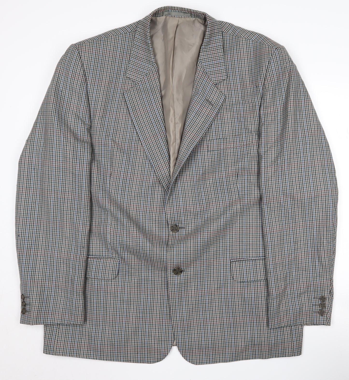 Debenhams Men's Multicoloured 46 Regular Wool Blazer