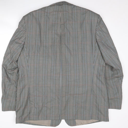 Debenhams Men's Multicoloured 46 Regular Wool Blazer