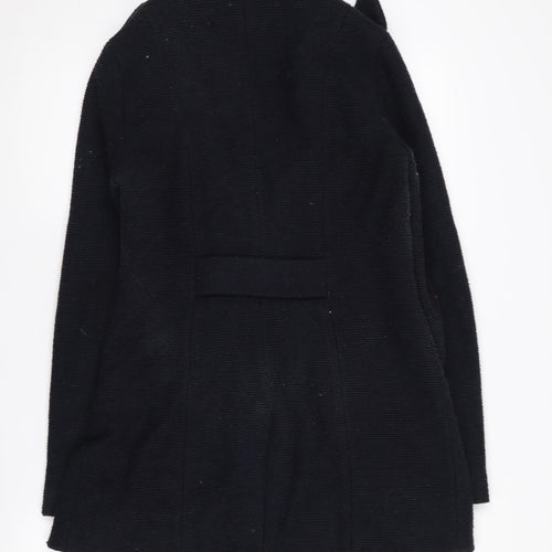 A&G Women's Black Wool Blend Pea Coat Size S