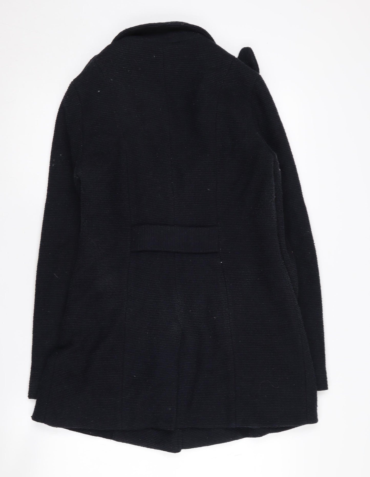 A&G Women's Black Wool Blend Pea Coat Size S