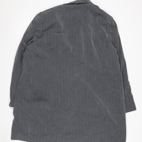 Ann Harvey Women's Grey Pinstripe Blazer Size 22