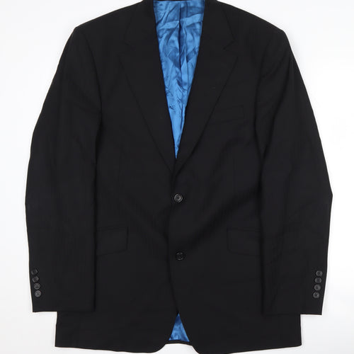 Daniel Hechter Men's Black 40 Regular Fit Blazer