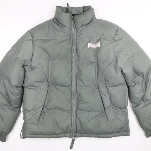 Lonsdale London Women's Grey Puffer Jacket Size 14