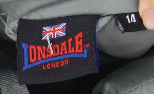 Lonsdale London Women's Grey Puffer Jacket Size 14