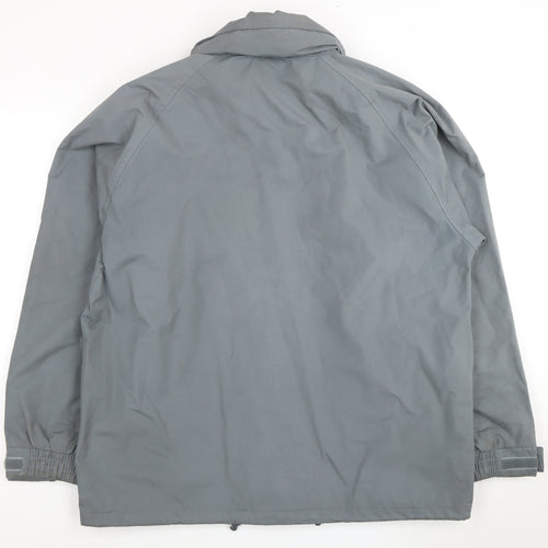 Trespass Men's Grey Waterproof Rain Coat Jacket L