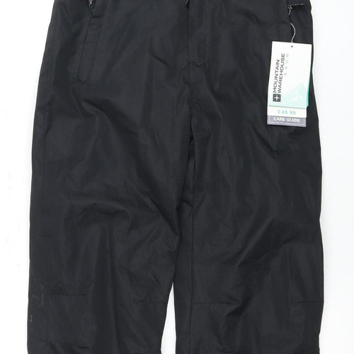 Mountain Warehouse Boys Black Snow Pants 13-14 Years