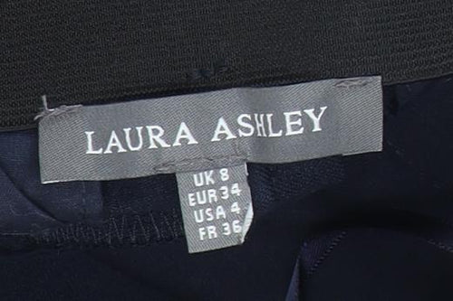 Laura Ashley Women's Black Trousers Size 8