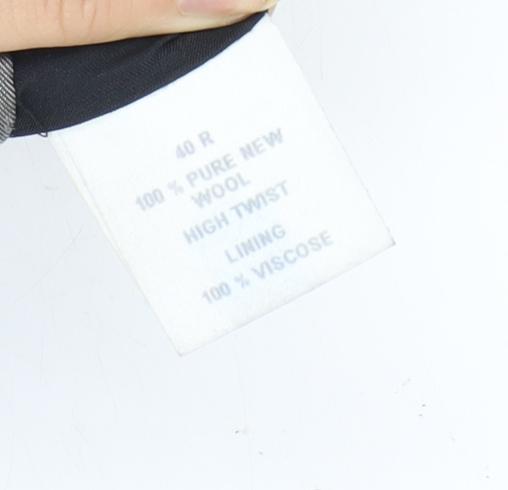 Pierre Cardin Men's Black Blazer, Size 40R, Formal Jacket