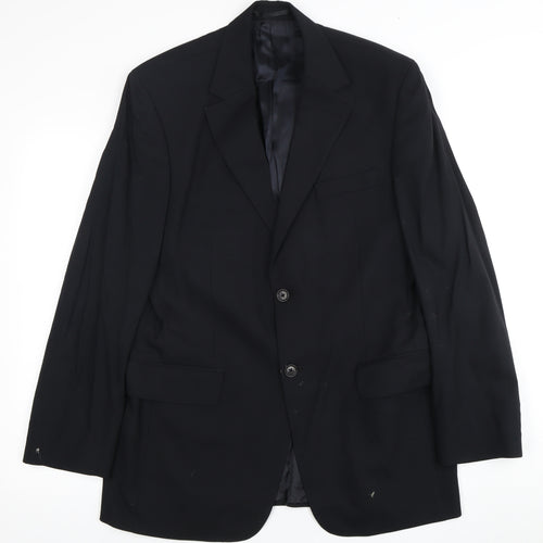 Austin Reed Men's Black Blazer 40 Regular Jacket