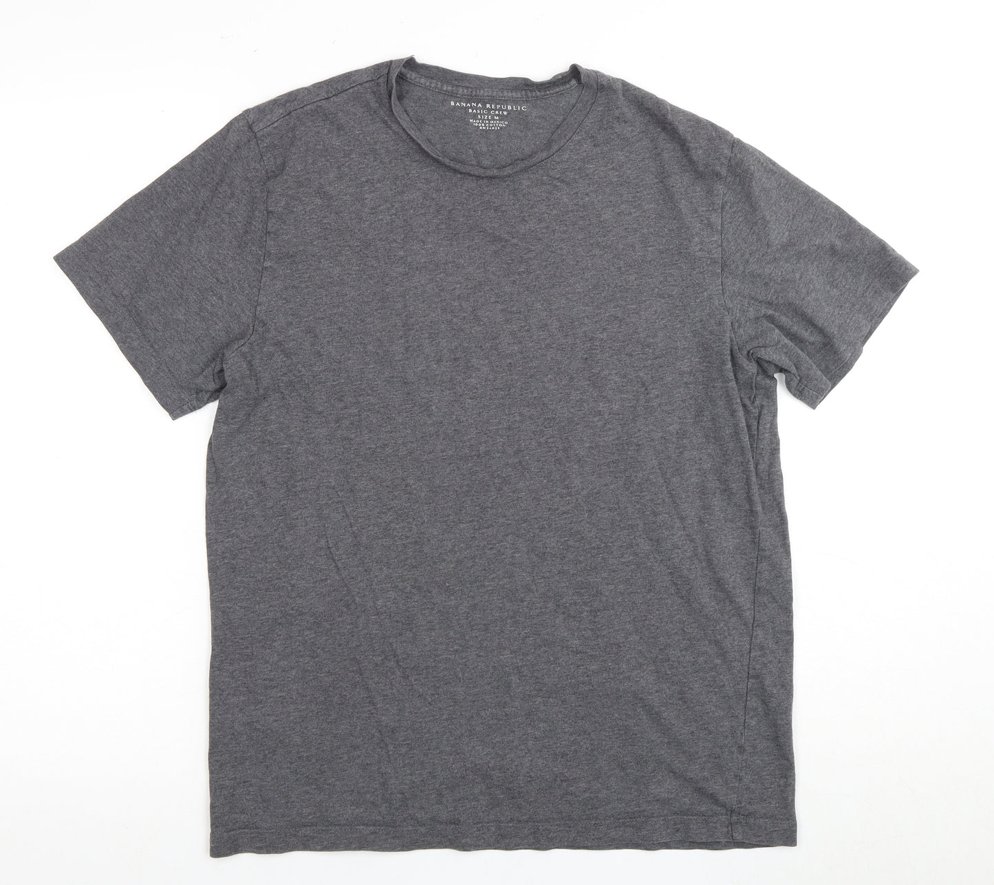 Banana Republic Men's Grey Crew Neck T-Shirt, Size M