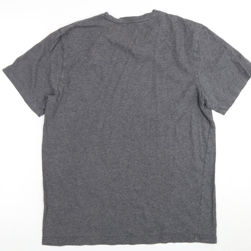 Banana Republic Men's Grey Crew Neck T-Shirt, Size M