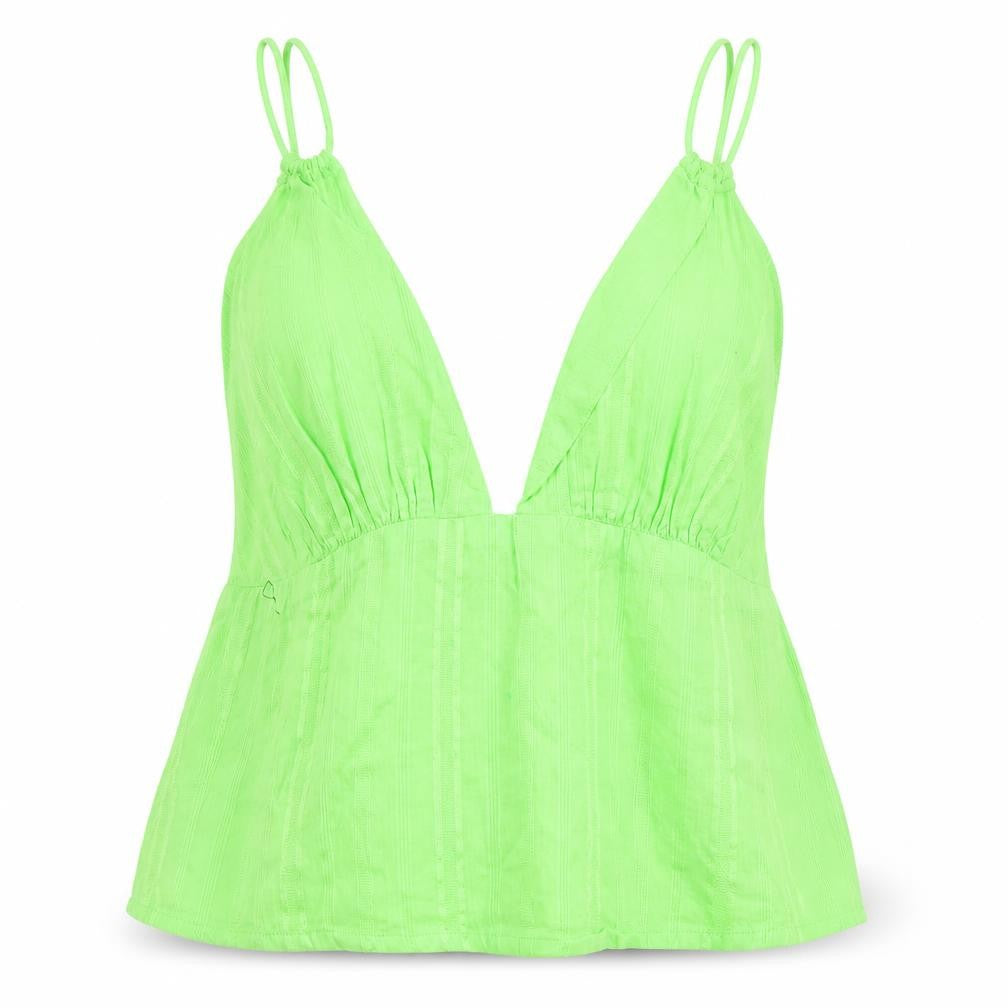 Bershka Green Camisole Blouse Size 8 for Women