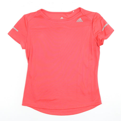 Adidas Women's Pink XS Running T-Shirt, Breathable