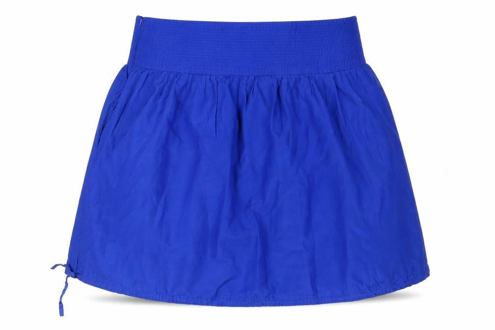 DKNY Jeans Women's Blue Silk Cotton Skirt Size 8