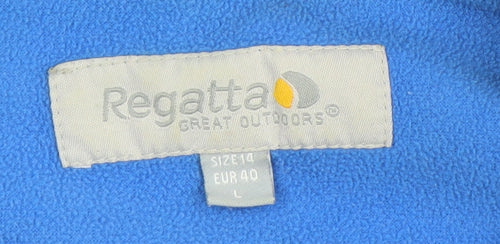 Regatta Women's Blue Fleece Jacket Size 14