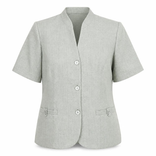 Front view of Eastex Women’s Green Suit Jacket, size UK 14, Classic Style