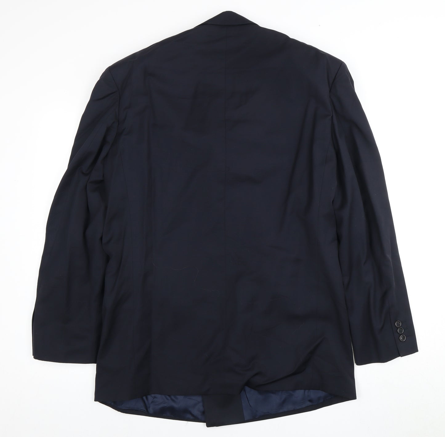 Cecil Gee Men's Blue Double-Breasted Blazer 40R