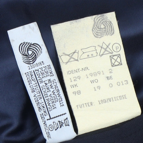 Cecil Gee Men's Blue Double-Breasted Blazer 40R